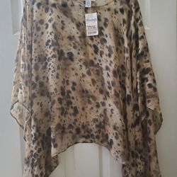 New With Tag- Ladies Leopard Tunic 