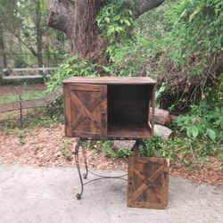 Cat Litter Box Enclosure Hidden ,End Table, Indoor Cat House 