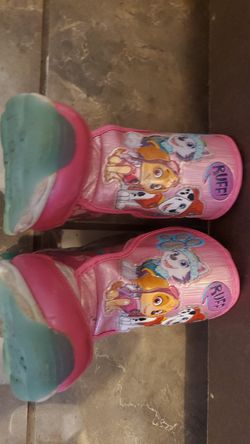 Paw patrol rain boots