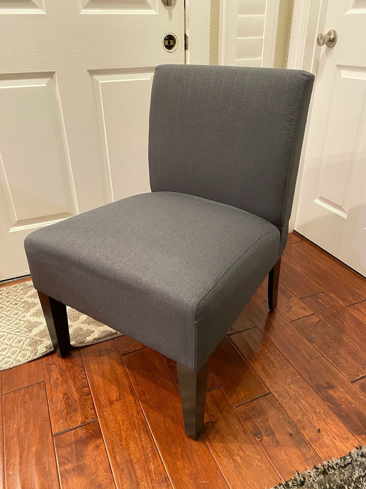 Charcoal accent chairs