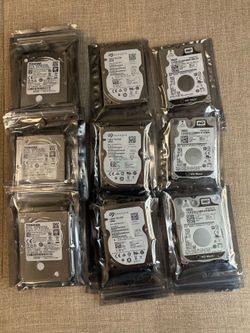 Lot of 27 - 500GB 7200RPM 2.5” HDD MIXED