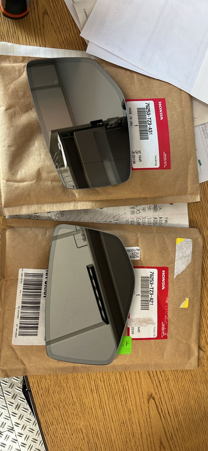 Acura TLX mirror replacement