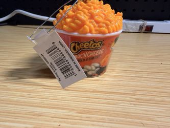 Christmas Ornament Cheetos MAC & Cheese Plastic Decoration New with Tags