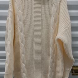 Shein Turtleneck Sweater Dress Ladies Size S