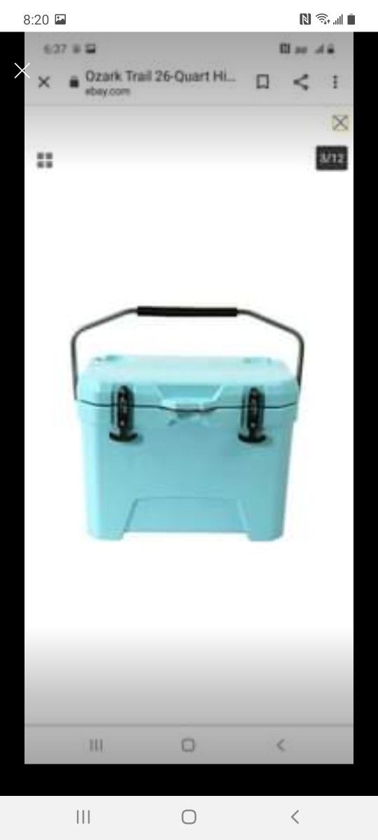 Ozark Trail 26-Quart High-Performance Chest Cooler Heavy-duty BlueOzark Trail similar to Yeti