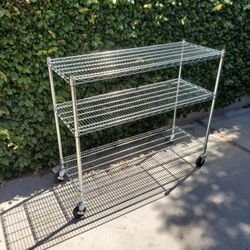 Metal shelves wire three tier Trinity storage
