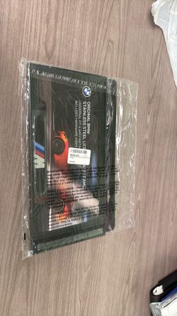 New OEM BMW M Stainless Steel License Plate Frame