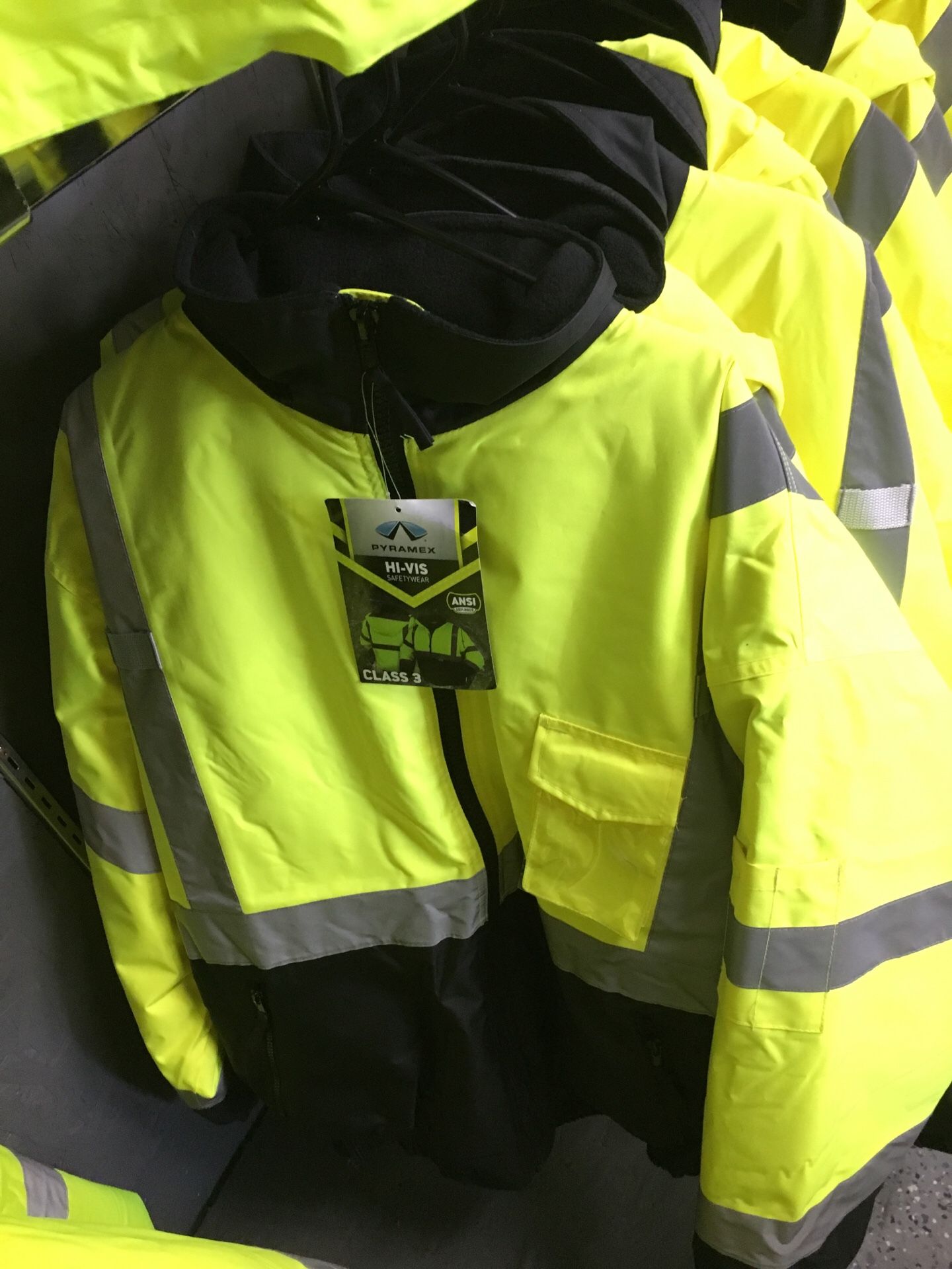 High Visibility waterproof bomber jacket