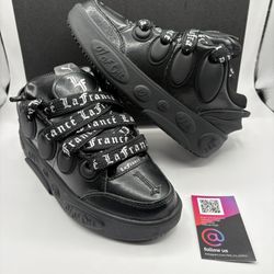 New PUMA LaFrance Lamelo Ball Black Chrome Boys GS Grade School Size 5 / Fits Womens 6.5 Basketball Shoes Sneakers 