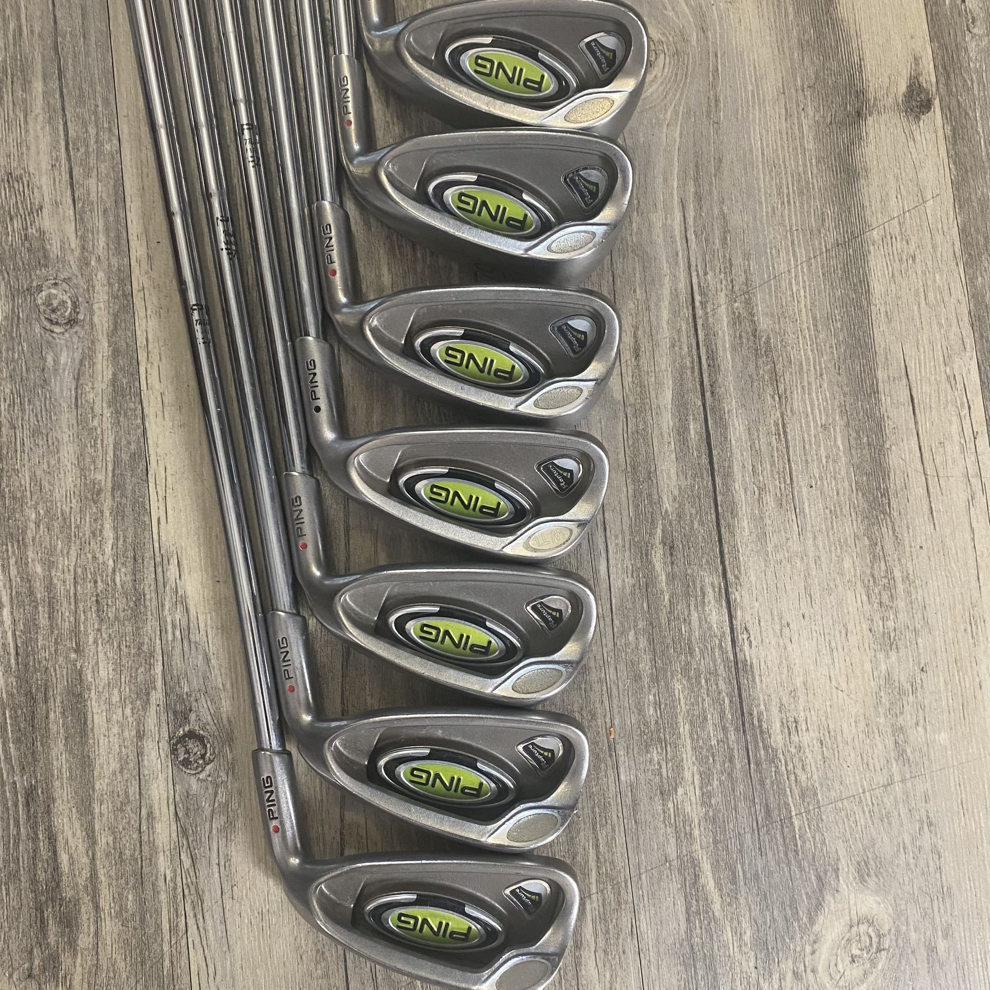 Ping Rapture Iron set 4 9,U RH Golf pride grips display picture 1