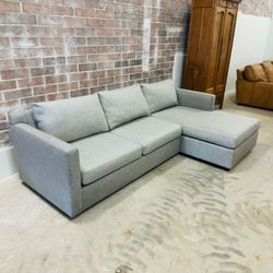 Crate And Barrel Sectional Sofa -Delivery Available