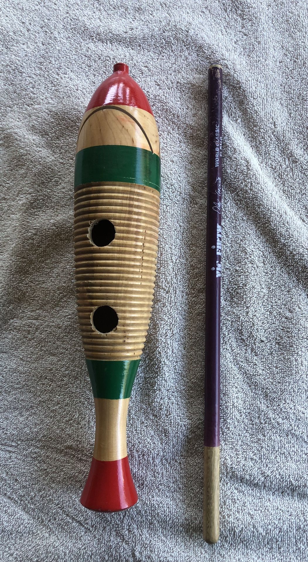 Rhythm Band Colored Wood Guiro - Medium