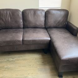 Faux Leather 3 Seat Sofa Brand New 