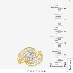 Diamond Ring 10 Ktt  1 cttw 