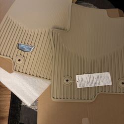 Cadillac Accessories First- Row Premium All- Weather Floor Mats 