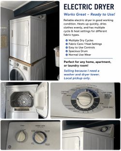 GE Electric Dryer – Works Great