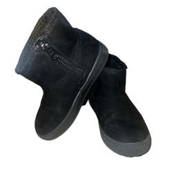 Cat And Jack Black Boots (girls- Toddler)