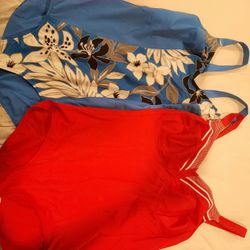 2 x Triumph Doreen Swimsuits - UK Size 42C

