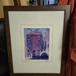 Nice Picture With A Wooden Frame