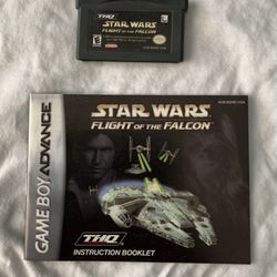 Star Wars Flight Of The Falcon Gameboy