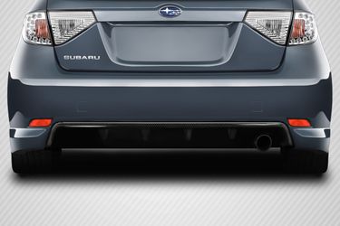 Blemished 2008-2010 Subaru Impreza WRX HB Carbon Creations DriTech Backstop Rear Diffuser - 1 Piece (S)
