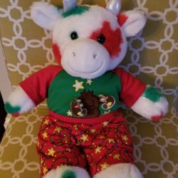 Build A Bear Christmas Cow $20