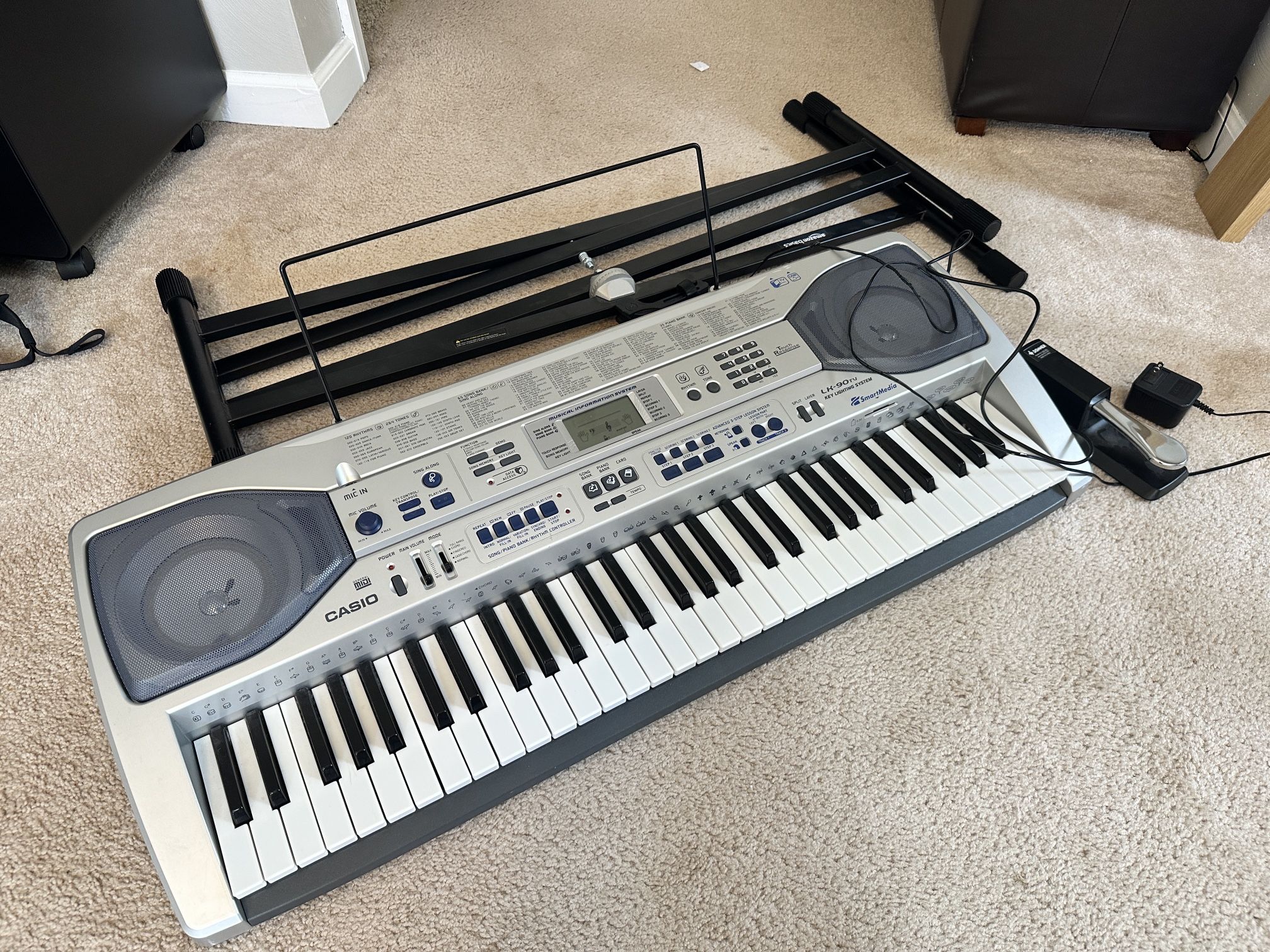 Casio Keyboard with Stand