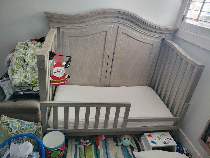 Babys Crib Turns Into a Bed