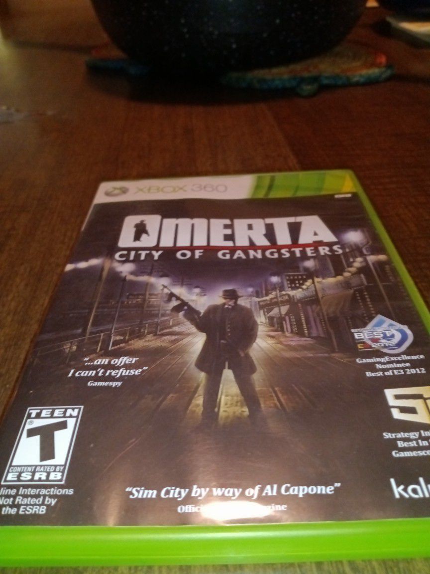 Omerta City Of Gangsters Xbox 360