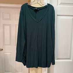 Maternity Green Long Sleeve Blouse 