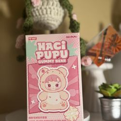 Green Apple flavor Hacipupu gummy Best Series Keychain Vinyl Plush 