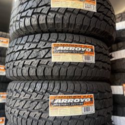 ‼️🚨vendo Set De Llantas Lt 285 70 17 Arroyo Tires Allterain 