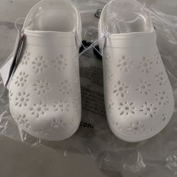 White Crocs