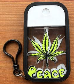 Weed Peace Hand Sanitizer Bottle! 