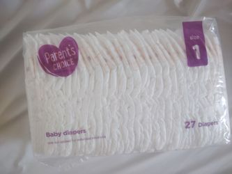 Diapers  size 1
