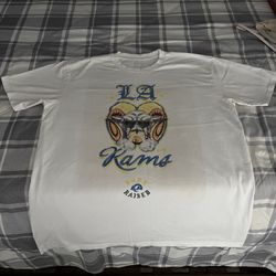 Born x Raised And NFL Los Angeles Rams T-Shirt 2XL Double-sided Graphic print 