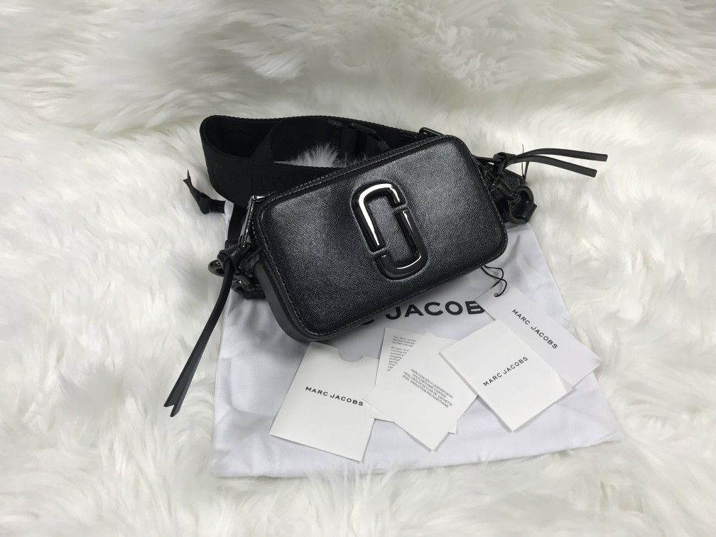 Marc Jacobs Colorblock Snapshot Crossbody bag Black