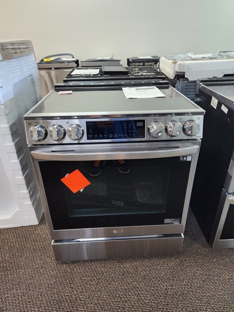 LG 6.3CF ELECTRIC RANGE 1199! 0 DOWN 0% FINACING! 48HR DELIVERY! 1YR WARRANTY!