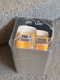 125 beer coasters sealed Budweiser Super Bowl LIII