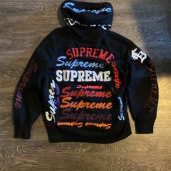 Supreme Patch Hoodie Size Medium