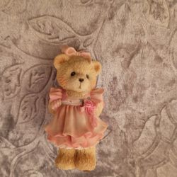 RARE Vintage 1993 Precious Moments "Child of Love" Girl Sister Bear Figurine