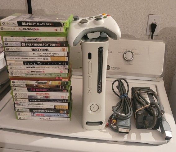 Xbox 360 Com 25 Juegos Diferentes Todo Completo