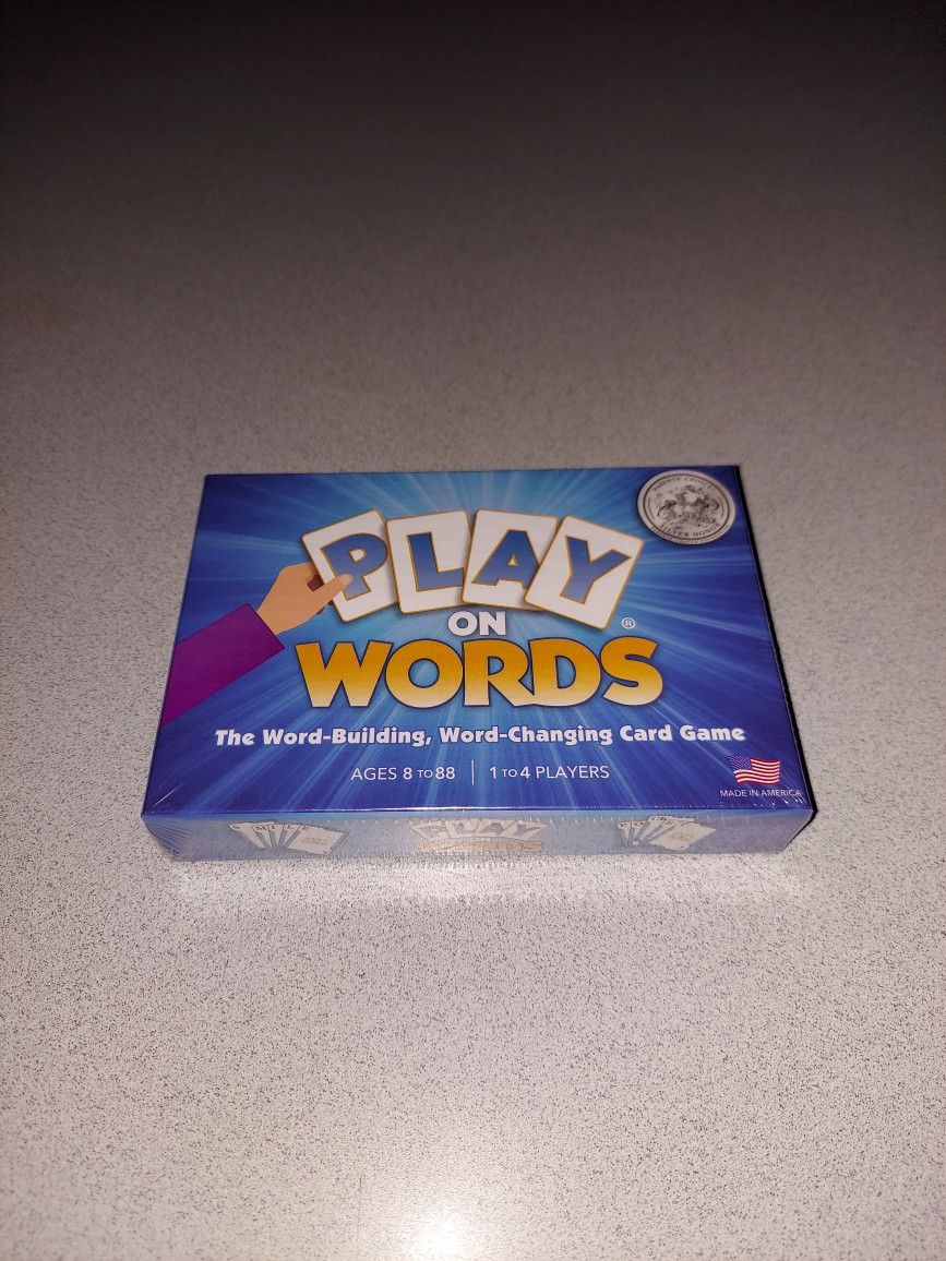 PLAY ON WORDS GAME NEW FACTORY SEALED 