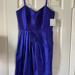 New Calvin Klein Purple Formal Dress Size 6