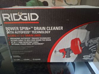 RIGID power spin+drain cleaner