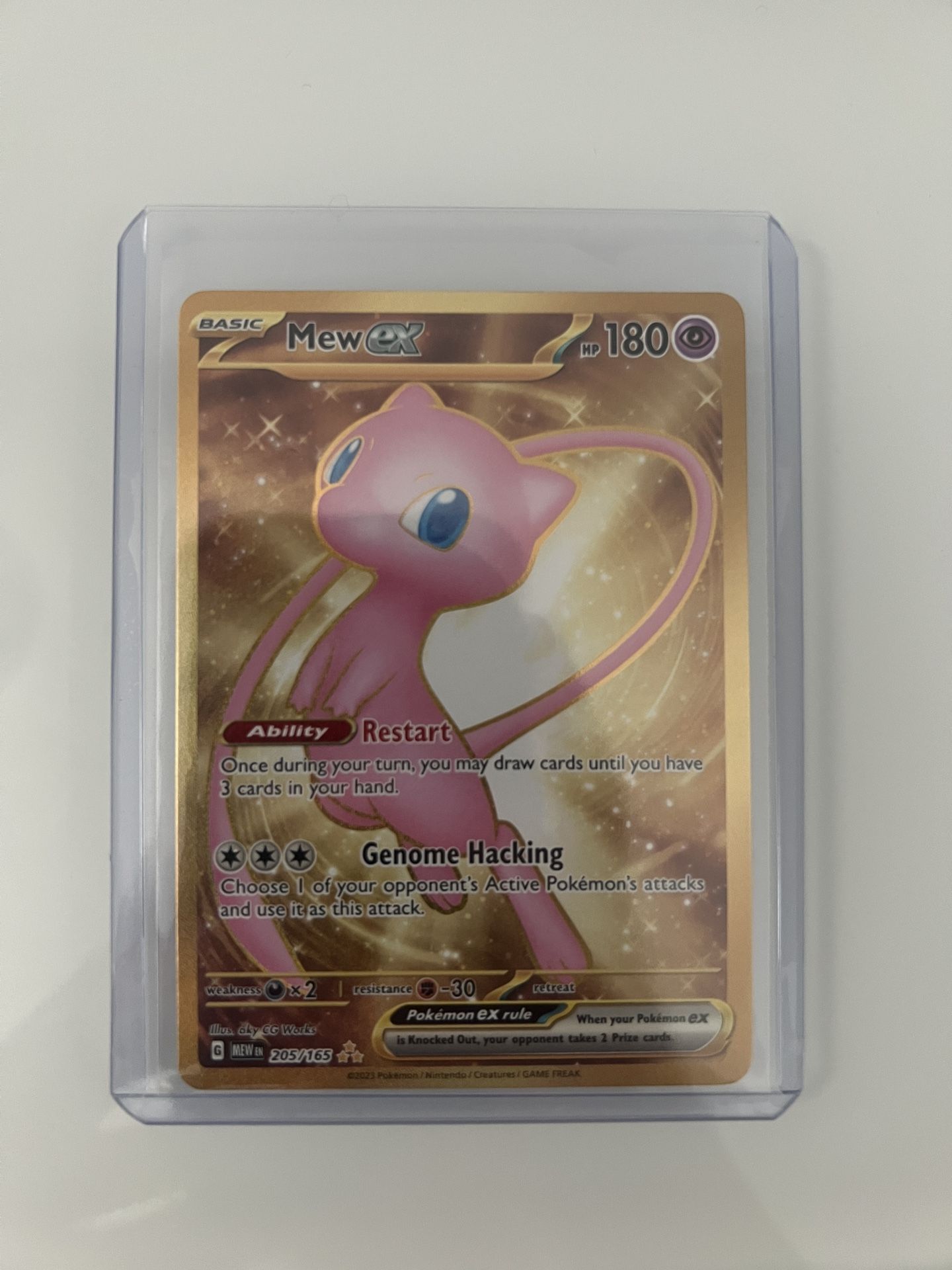 151 Pokemon Mew Ex 205/165 NM Condition