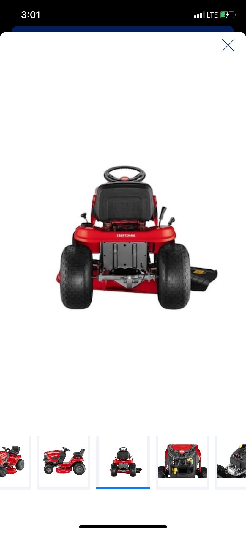 Riding Lawn Mower
