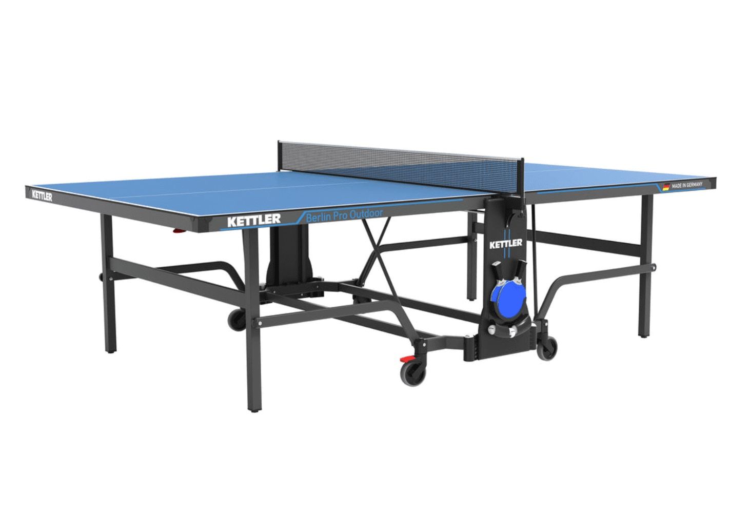 Berlin Pro Outdoor Table Tennis Table 4-Player Bundle