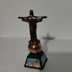 METAL SILVA LTD INDUSTIAS - CHRIST FIGURINE 5"×3.5" 