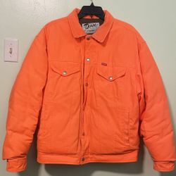 SUPREME x SCHOTT DOWN TRUCKER JACKET 